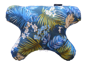 butterflydreams poduszka antyzmarszczkowa niebieska z wypelnieniem z kulki silikonowej