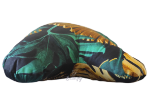 butterflydreams poduszka antyzmarszczkowa zielono-złota z wypelnieniem z kulki silikonowej