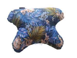 butterflydreams poduszka antyzmarszczkowa niebieska z wypelnieniem z kulki silikonowej