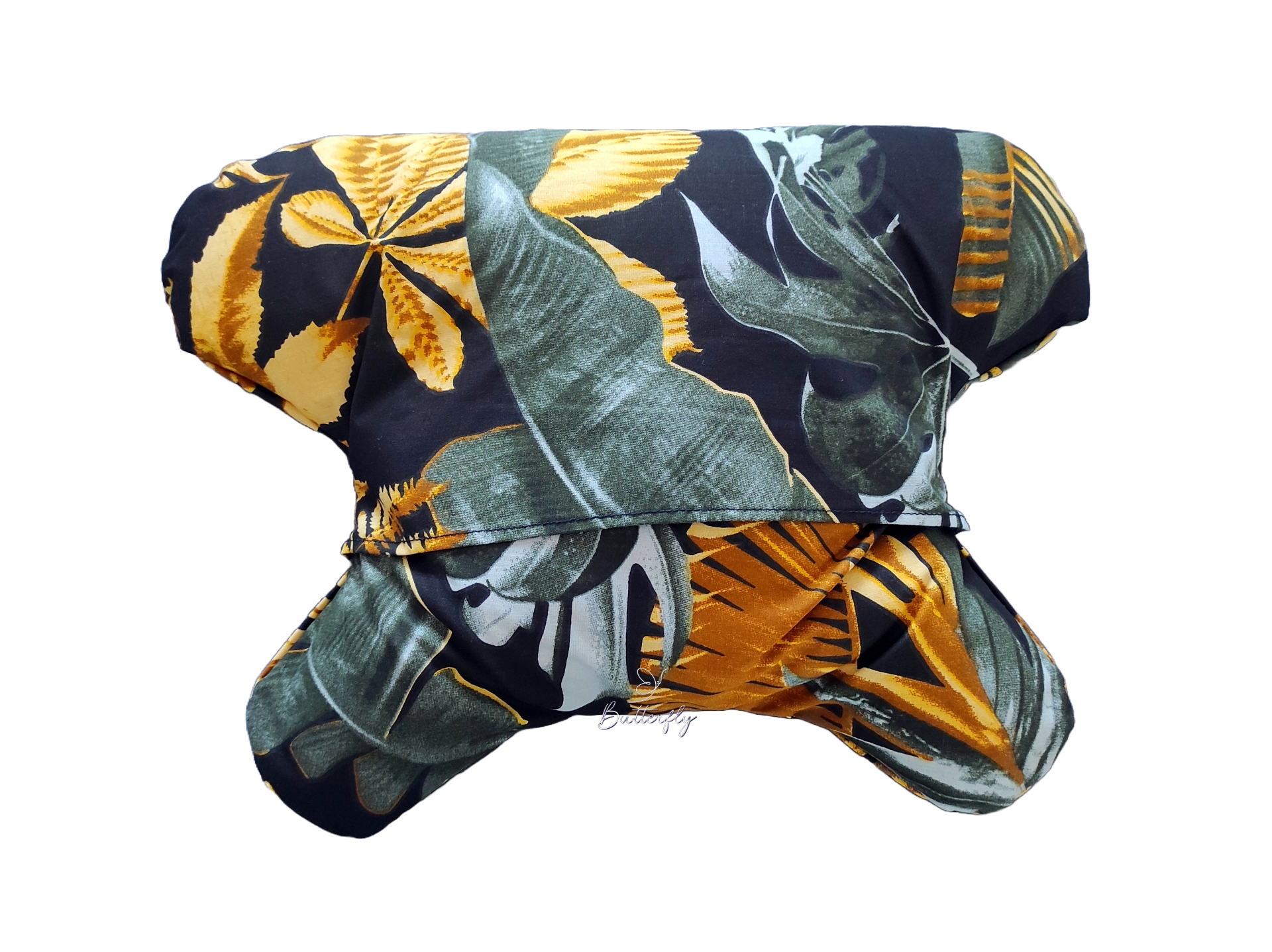 butterflydreams poduszka antyzmarszczkowa czarna z wypelnieniem z gryki