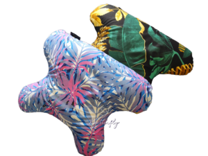 butterflydreams poduszka antyzmarszczkowa rózowo-niebieska z wypelnieniem z gryki