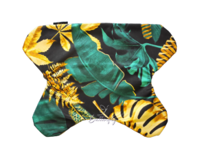 poszewka na poduszkę medytacyjną Butterfly Dreams zielono-złota