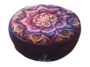 poduszka do medytacji fioletowy orient zafu butterfly dreams