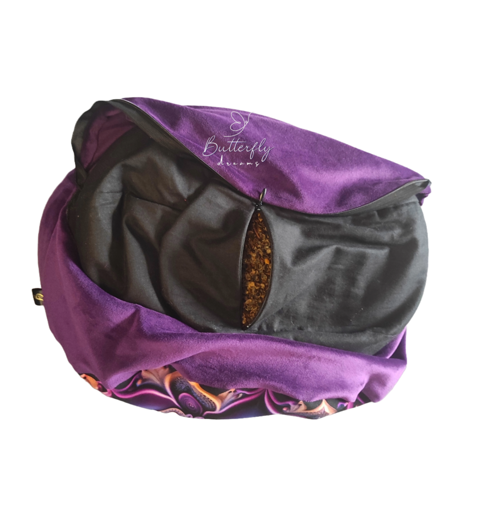 poduszka medytacyjna fioletowa 5 poduszka do medytacji fioletowy orient zafu butterfly dreams