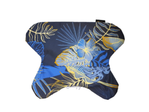 poszewka na poduszkę medytacyjną Butterfly Dreams niebiesko-złota