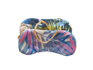 opaska na oczy i do spania różowo-niebieska