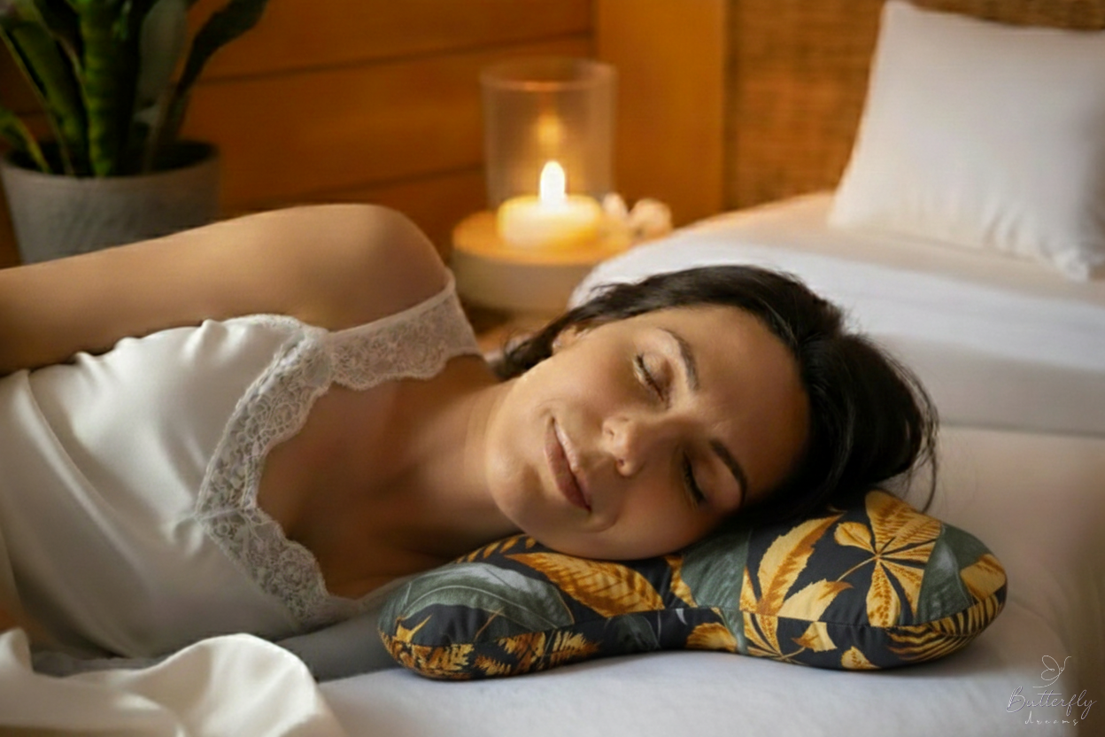 butterflydreams poduszka antyzmarszczkowa n z wypelnieniem z gryki