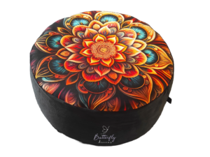 poduszka do medytacji czarny orient zafu butterfly dreams