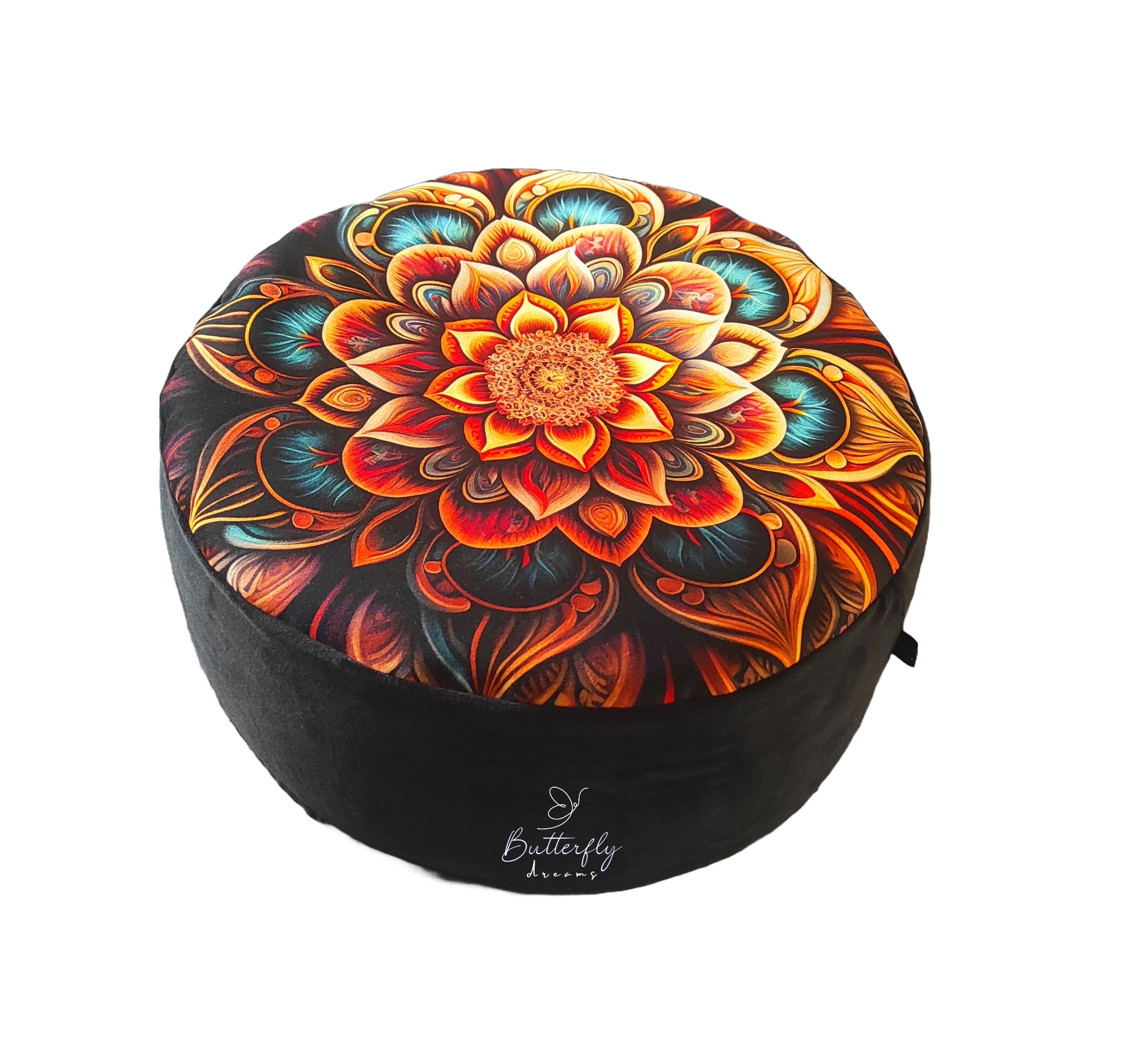 poduszka do medytacji czarny orient zafu butterfly dreams