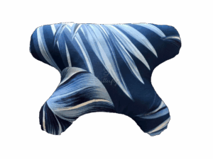 butterflydreams poduszka antyzmarszczkowa niebieska bawełna satynowa