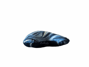 butterflydreams poduszka antyzmarszczkowa niebieska bawełna satynowa