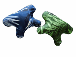 butterflydreams poduszka antyzmarszczkowa niebieska bawełna satynowa