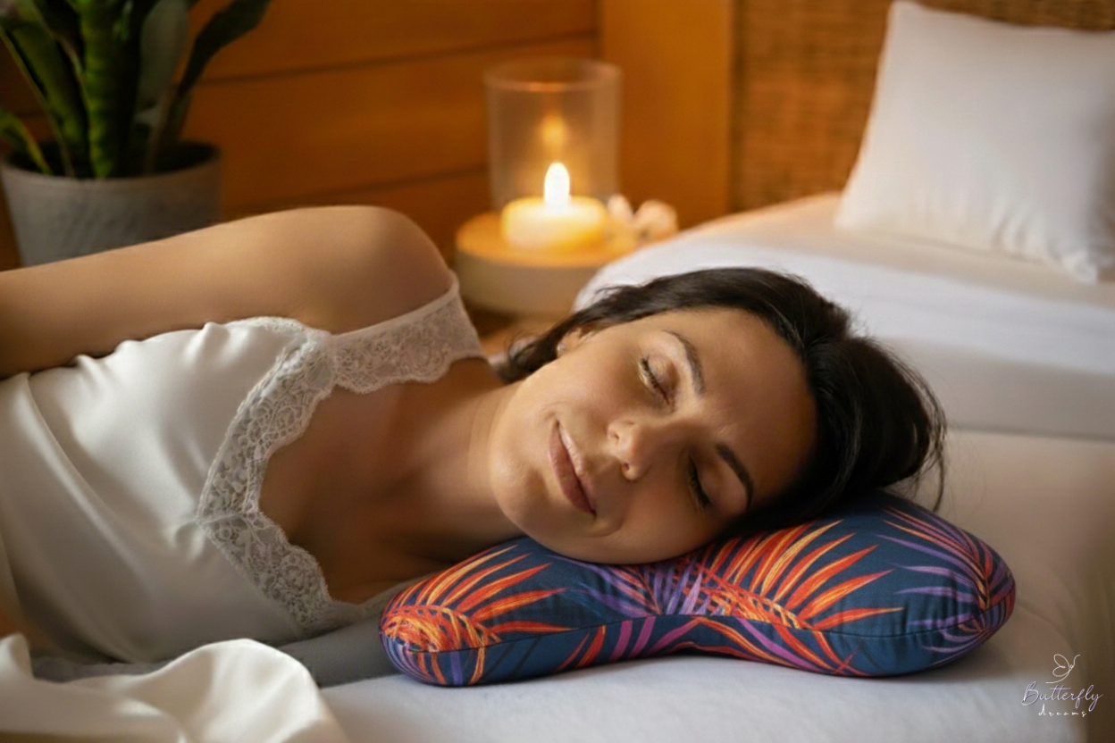 butterflydreams poduszka antyzmarszczkowa n z wypelnieniem z gryki