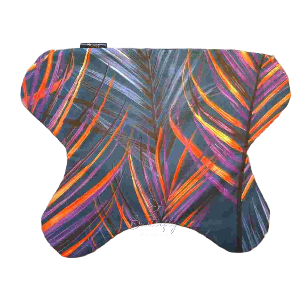 poszewka na poduszkę przeciwzmarszczkową Butterfly Dreams fiol-pom liście